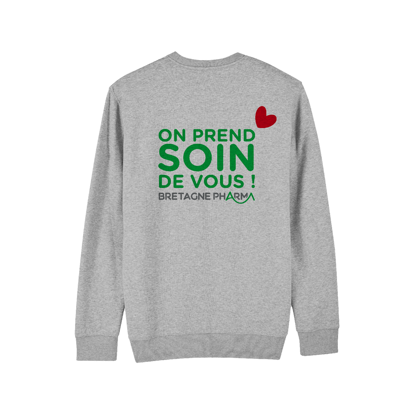 Sweatshirt personnalisé col rond