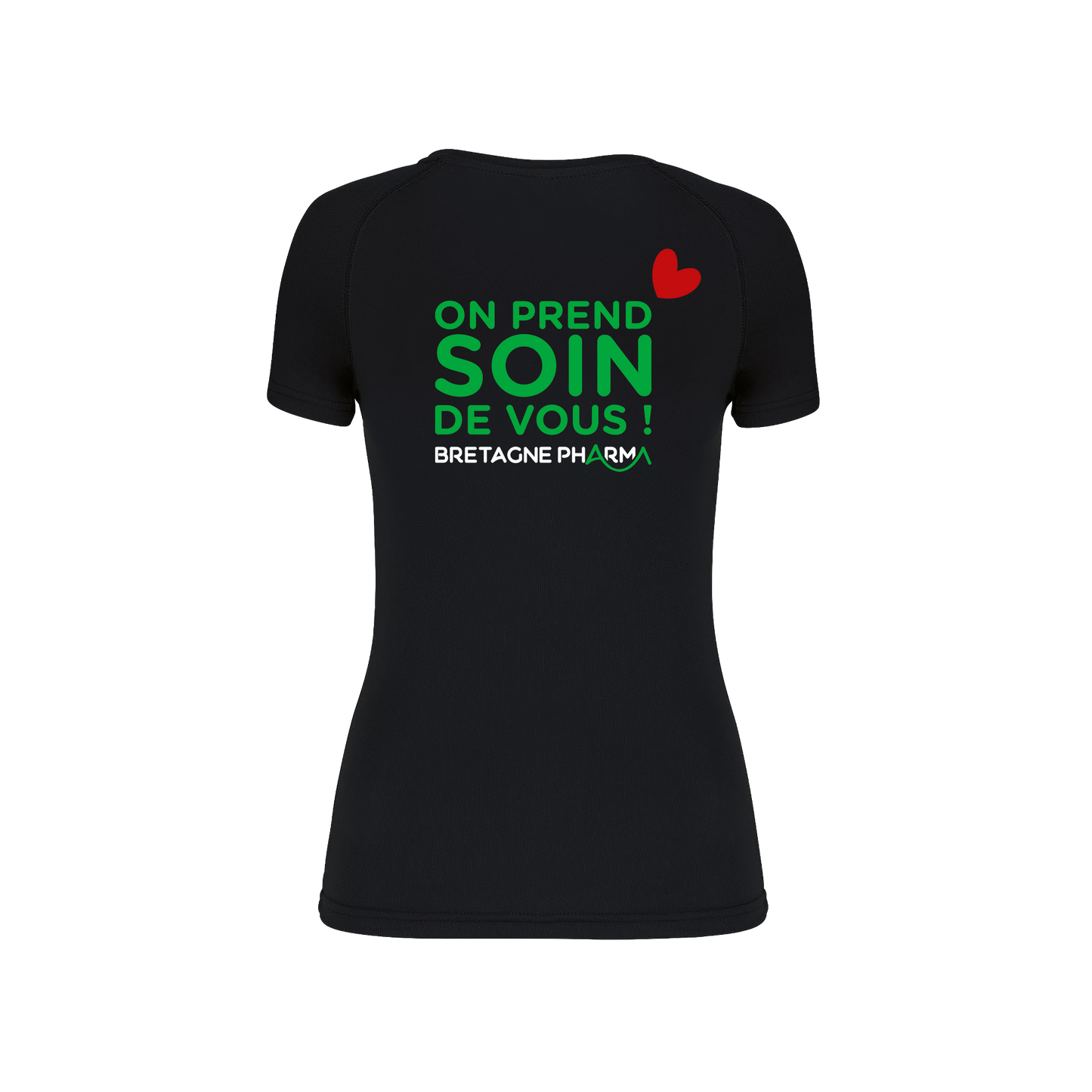 T-Shirt Femme Sport Manches Courtes Personnalisé