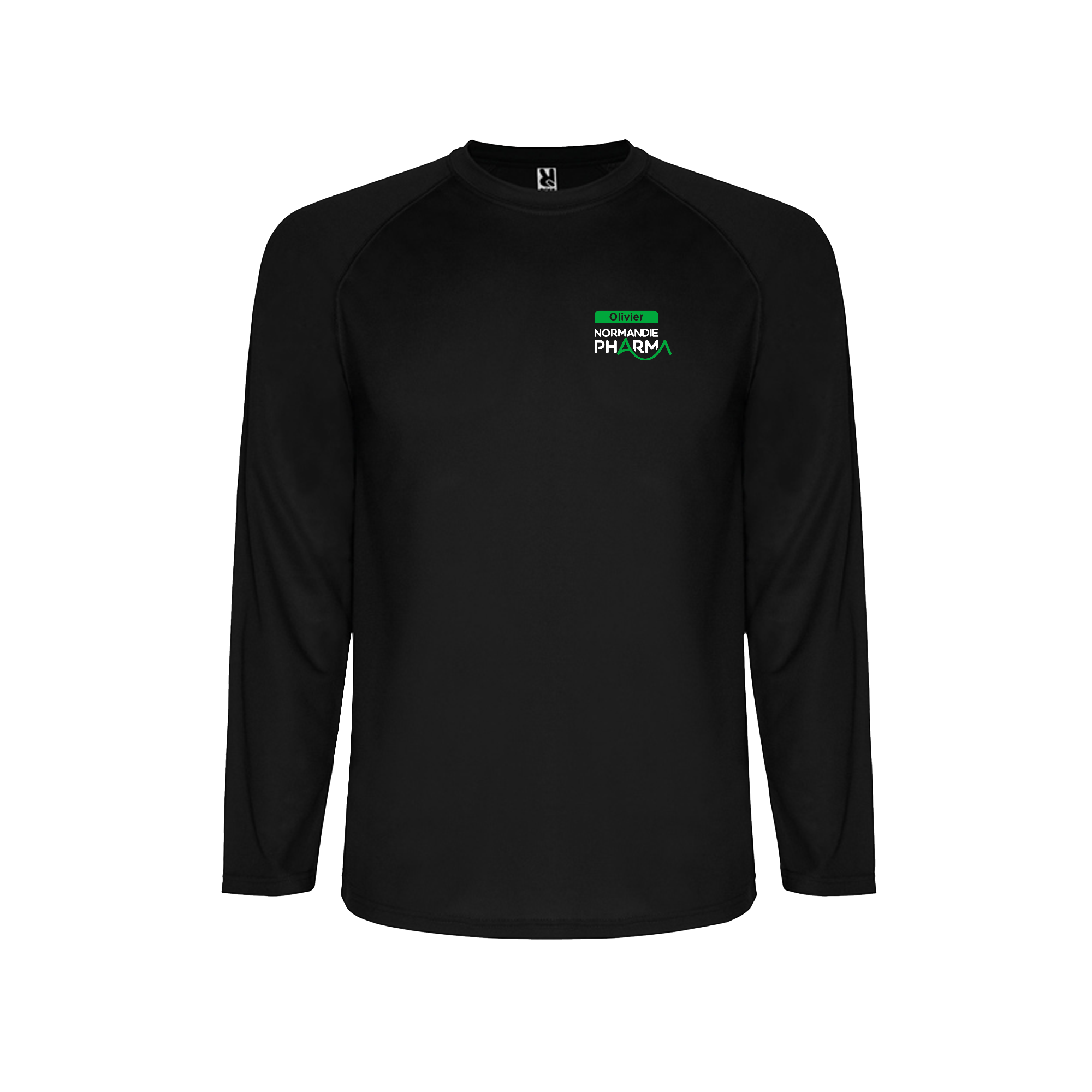 T Shirt Homme Sport Manches Longues Personnalise Normandie Pharma