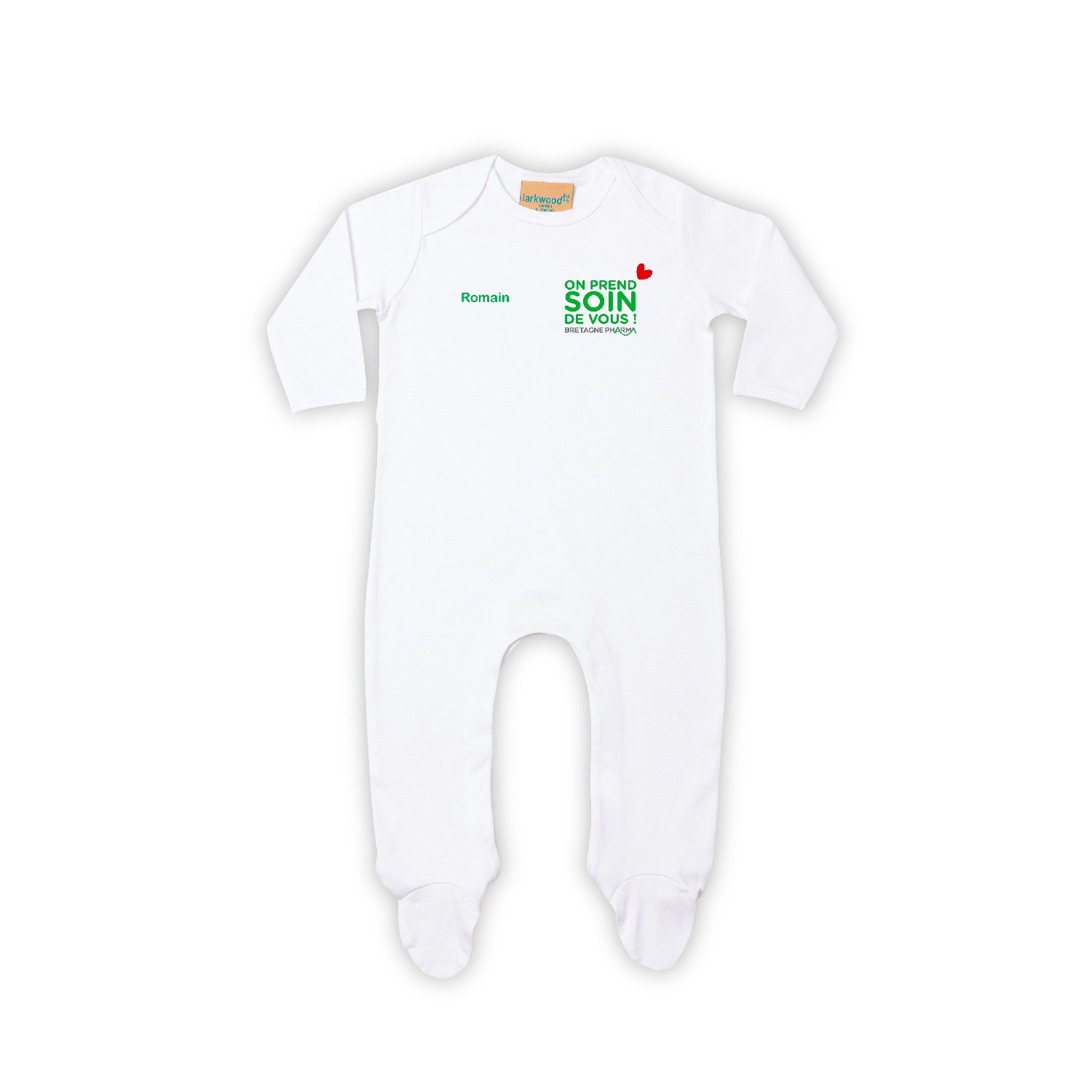 Body Bébé Manches Longues YONACREA - Tenue Docteur 100% Coton